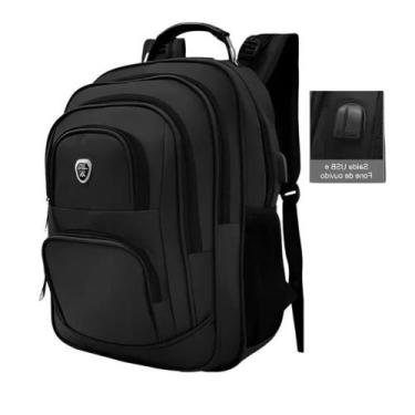 Imagem de Mochila Masculina Feminina Notebook Executiva Reforçada Otima Grande M
