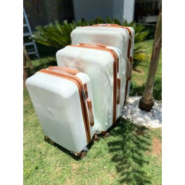 Imagem de Kit 3 Malas B + M + G Polipropileno Extra Grande 76CM - UltraLeve, Bra