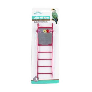Imagem de Brinquedo Pawise Ladder With Mirror para Pássaros - Cores Sortidas