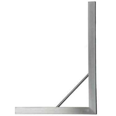 Imagem de Esquadro Em Alumínio 0,80 X 0,60 cm P/ Pedreiro Construção - Zema