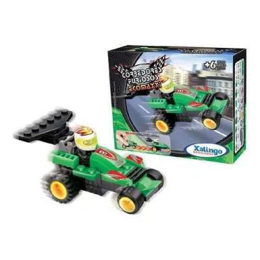 Imagem de Blocos De Montar Carrinho Corredores Furiosos Ecomaxxi - Xalingo