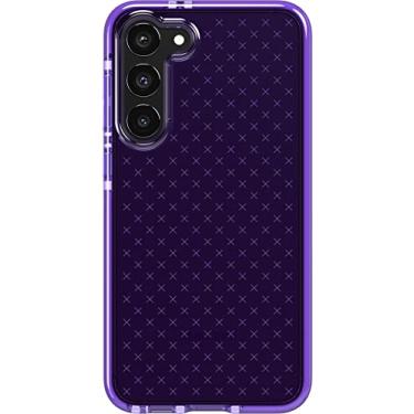 Imagem de tech21 Capa para celular Evo Check para Samsung Galaxy S23 Plus - Digi Purple 4,9 m Proteção contra quedas à prova de choque e resistente a arranhões