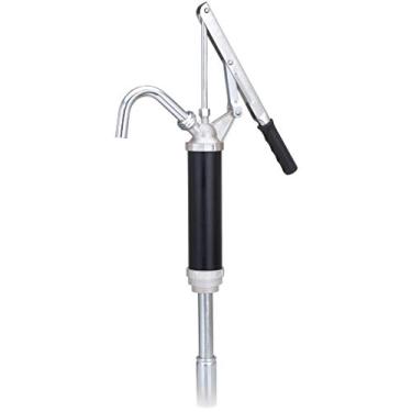 Imagem de Lumax Bomba de barril de ação de alavanca resistente preta LX-1316 projetada para transferência rápida de fluidos não corrosivos, como óleo de aquecimento, óleo de motor, fluido de transmissão,