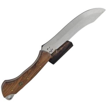 Imagem de Faca Kukri Full Tang Artesanal De Churrasco 3Mm Aço Madeira - Terra Le