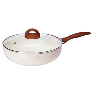 Imagem de Panela Wok Granada Cerâmic Life Smart Plus de Indução Com Tampa 28cm 3