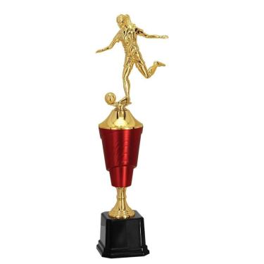 Imagem de Troféu Vitória Vencedor 502252 Futebol Feminino 42 cm-Feminino