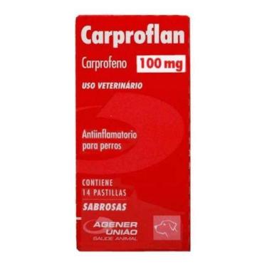 Imagem de Carproflan 100 Mg Para Cães 14 Comprimidos - Agener União