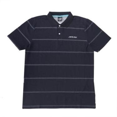 Imagem de Camiseta Santa Cruz Polo Especial Spark - Preto-Masculino