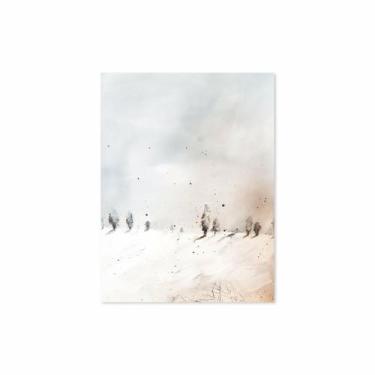 Imagem de Placa Decorativa MDF Abstrata Árvores 20x30cm - Quartinhos