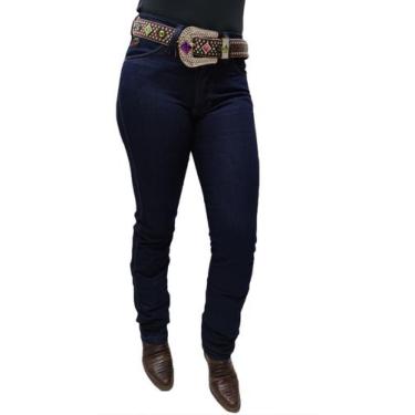 Imagem de Calça Jeans Country Feminina Rodeio Preço De Fabrica - R.S MODAS, Azul