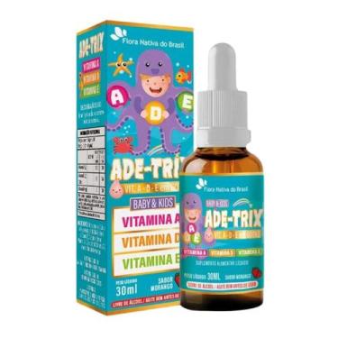 Imagem de ADE-Trix Kids (Vit. A D E) 30ml Sabor Morango - Flora Nativa