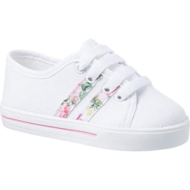 Imagem de Sapatinho Menina Infantil Floral Listra Estampas Desenhos - HB Moda Ki