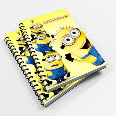 Imagem de Caderno Universitário 10 Mat Personalizado Minions - Premium 