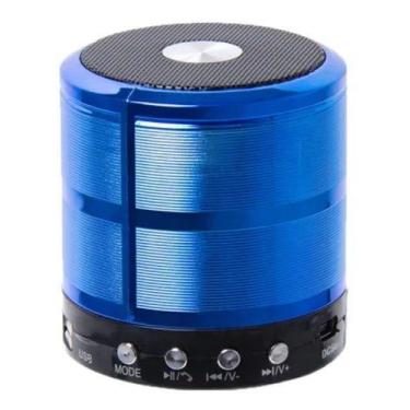 Imagem de Mini Caixa De Som Portátil Com Speaker Bluetooth Ws-887 - Max Mídia