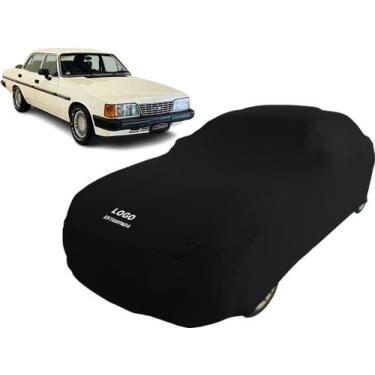 Imagem de Capa De Tecido Carro Chevrolet Opala Comodoro 4 Portas - Mz, Preta