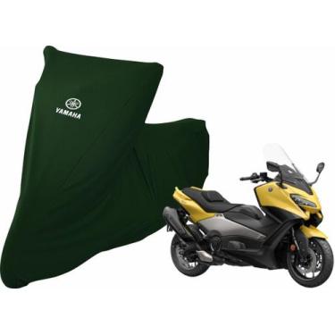 Imagem de Capa De Cobrir Moto T max Yamaha TMAX Não Risca Pintura - Mz, Verde