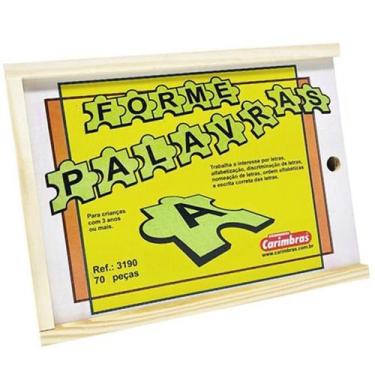 Imagem de Jogo forme palavras com 70 peças - carimbrás - 3190 - Carimbras, U