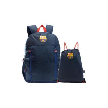 Imagem de Kit Mochila De Costas + Bolsa Saco Barcelona Oficial