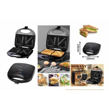 Imagem de Sanduicheira 750w  Waffles Lanches Donuts  Pronta Entrega - Sokany, 11