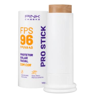 Imagem de Pink Cheeks Pro Stick FPS96 Pro15 - Protetor Solar em Bastão com Cor 14g
