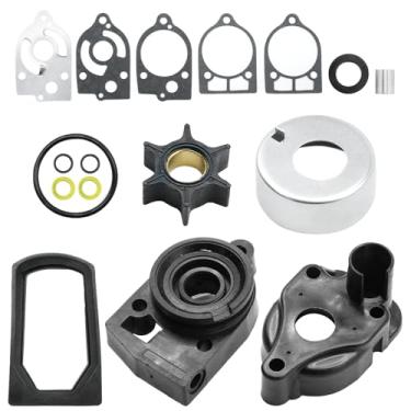 Imagem de laffoonparts 77177A3 Conjunto de 15 peças kit de reparo de impulsor de bomba de água, substituição para Mercury Mariner Quicksilver 30 35 40 45 50 60 65 70 HP motor de popa 2 tempos, substitui