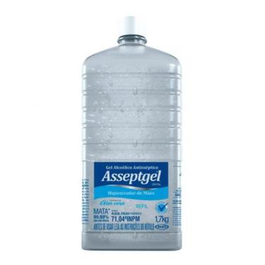 Imagem de Alcool gel asseptgel cristal 1,7kg - refil s/ valvula