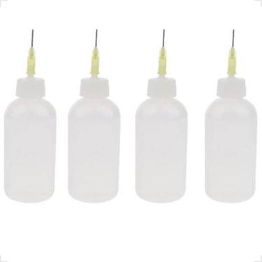 Imagem de Kit Dispenser Para Fluxo Liquido Frasco 50ml Ponta Cega Limpeza de Cel