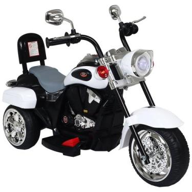 Imagem de Moto Elétrica Infantil 3 Rodas TR 1501 6V Preta Bel, 6V, Único