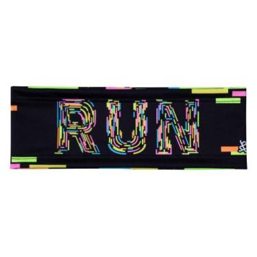 Imagem de Testeira HUPI HeadBand Run Color - Preta, Preto, UNICO