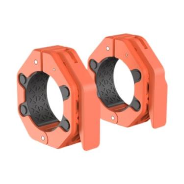 Imagem de Deevoka 2x Clipes de barra de barra de barragem de halteres, Laranja
