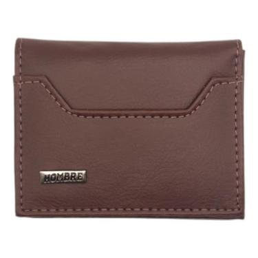 Imagem de Carteira masculina material vegano até 10 cartões sistema antifurto vá