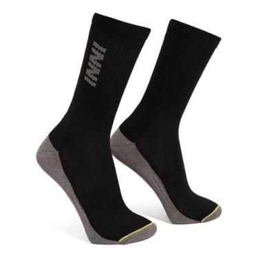 Imagem de Meia Inni Cano Alto Game Com 02 Pares Preta, 39-44