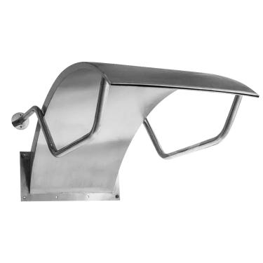 Imagem de Cascata Piscina Inox Parede 80 Cm Alta Resiste Pront Entrega