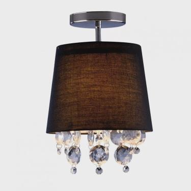 Imagem de Plafon com Cristais Redondo 31cm São Paulo Bronzearte