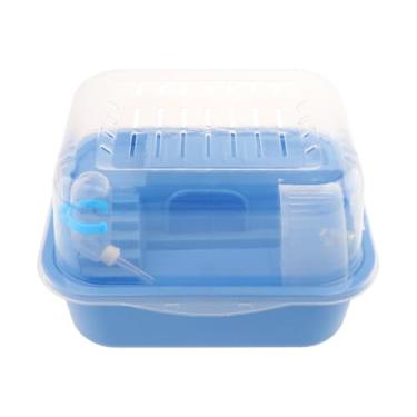 Imagem de Generic Ventilação de habitat de gaiola de hamster criativo de fácil de limpar a casa de gaiola de pequenos animais para ratos ratos hamster cobaias, Azul