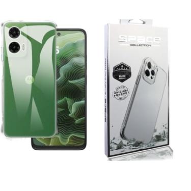 Imagem de Capinha Slim Space Hybrid Clear Ñ Amarela Para Motorola Moto G35