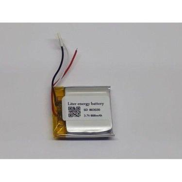 Imagem de Bateria  803030 Com 3 Fios 8mm X 30mm  X 30mm 3,7v - bgb