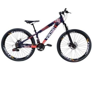 Imagem de Bicicleta Aro 26 Vikingx Tuff 25 Aluminio 24 Velocidades Pneu Balão Fl