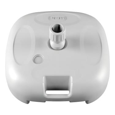 Imagem de Base Para Ombrelone Guarda Sol Branco - Suporte Para Sombreiro De Piscina Praia Churrasco Sítio Jardim