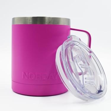 Imagem de NORDAY | Copos de aço inoxidável – Copos | Caneca de café 350 ml Copo térmico rosa | Mantém a temperatura entre 8 e 24 horas | Tampa antiderramamento - Ideal para viagens | Parede dupla - Extra