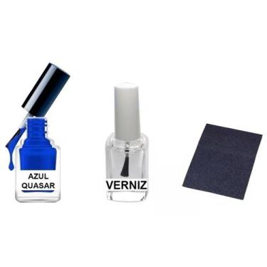 Imagem de Tinta De Retoque Tira Risco Carro Peugeot - Azul Quasar - Jhow Adesivo