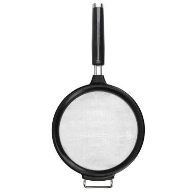 Imagem de Peneira Aço Inox Preto Cozinha Coar Polvilhar Kitchenaid