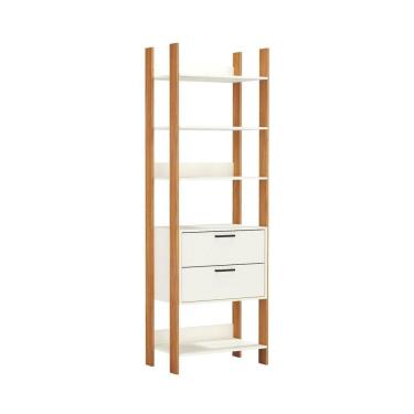 Imagem de Módulo para Closet 2 Gavetas 220cm Tw401 Freijó/Off White