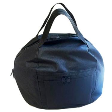 Imagem de Bolsa Protetora Porta Capacete Proteção Interna Alças de Transpórte e Bolso Externo