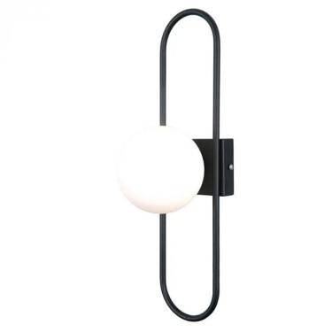 Imagem de Arandela Gude Preto 1xg9 - Bella Iluminação