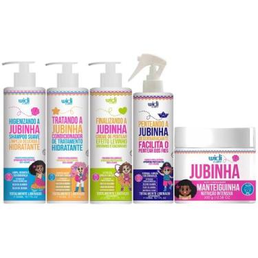 Imagem de Kit Jubinha Widi Care 5 Produtos Linha Infantil Hipoalergenico Com Cre
