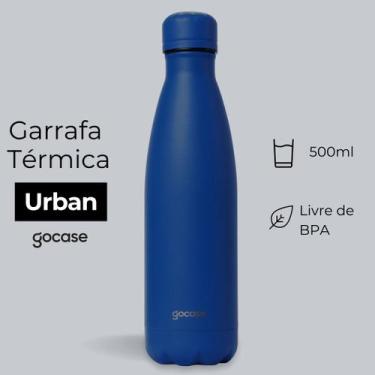 Imagem de Garrafa Térmica Gocase Urban Aço Inoxidável - 500ml, Azul