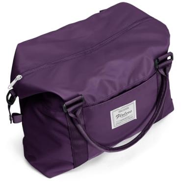 Imagem de Bolsas de viagem femininas para mulheres, bolsa de ginástica esportiva, roxo escuro, Roxo escuro, Large, Academia