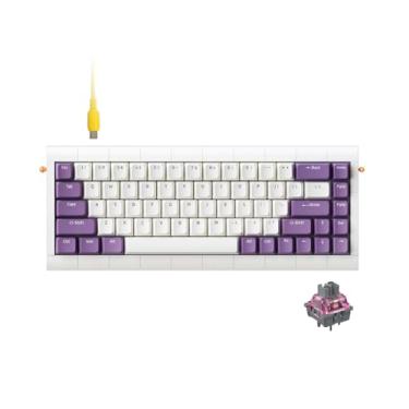 Imagem de KBDcraft 02Lilith Q 65% Teclado Ergonômico De 5,5° Com Keycap Original, Capa Compatível Lego, Montagem Junta, Fio, Rgb, Hot-Swappable, Interruptor Linear, Qmk, Frasco Para Win/Mac, Kit Completo, Bra