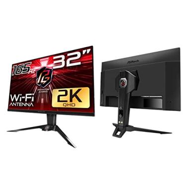 Imagem de ASRock Monitor Phantom Gaming 31,5" Qhd 2560 X 1440 165 Hz Hdmi Displayport 1Ms Mprt Antena Wi-Fi Sem Cintilação Luz Azul Baixa Alto-Falantes Integrados Freesync Premium Antirreflexo